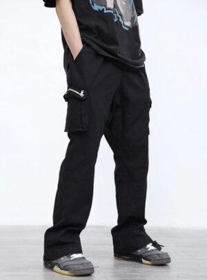 Utility Flare 3D Pockets Cargo Pants