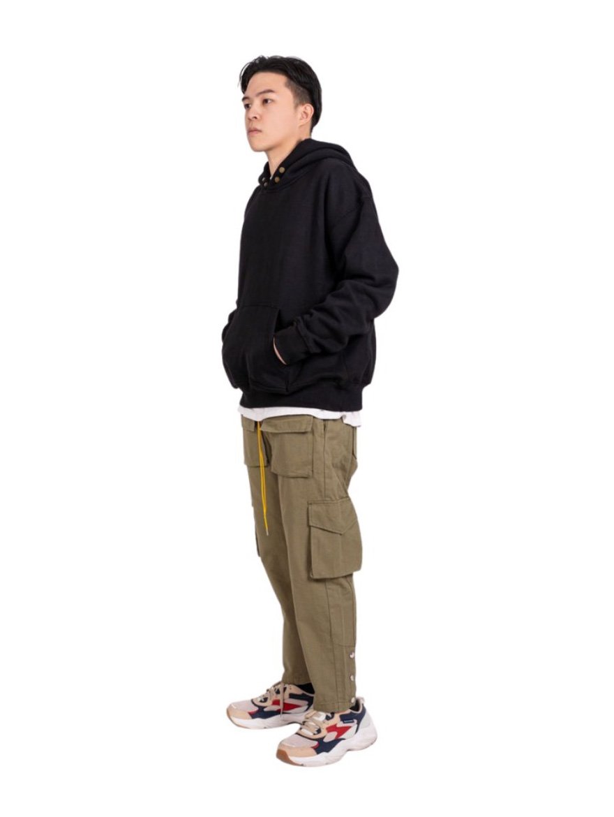 Snap Cotton Cargo Pants (Olive) – DC Clothing